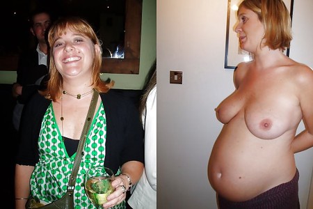 Pregnant Amateurs - Dressed & Undressed 4
