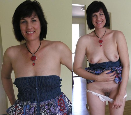 dressed undressed mature wife pics