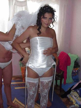 BRIDES marry wedding panties stocking voyeur - hochzeit