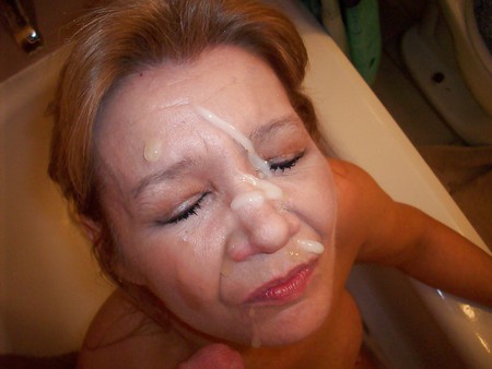 Amateur facial mature woman
