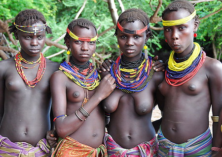 The Beauty of Africa Traditional Tribe Girls