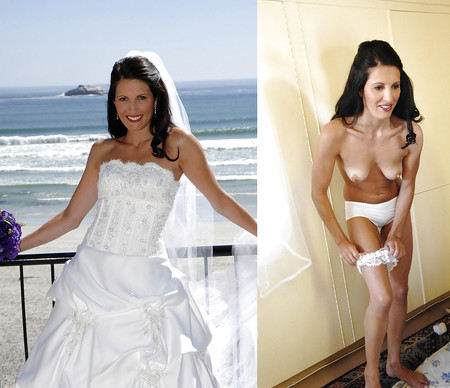 BRIDES wedding voyeur upskirt white panties and bra