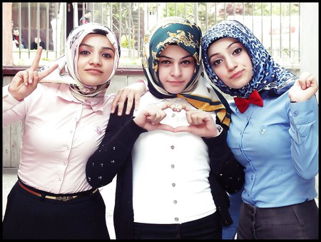 Turkish hijab turban