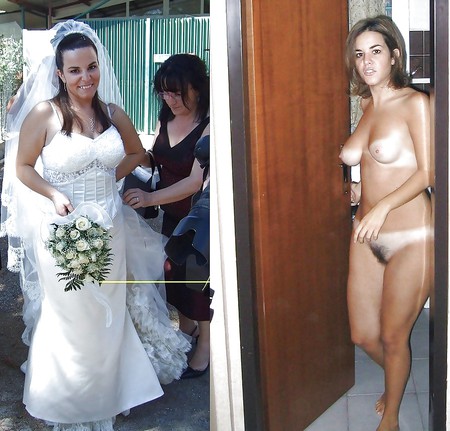 Amateur Brides Dressed Undressed