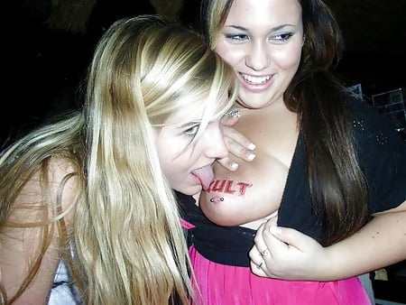 Danish girls flashing their tits at parties