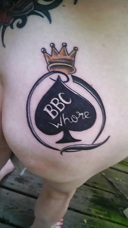 Black cock sluts with Queen of Spades (QoS) tattoos.