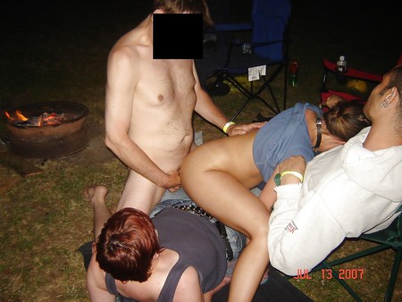 Foursome Camping- Strap On Wife