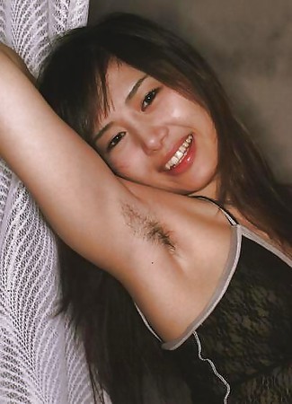 Asians girls showing hairy armpits